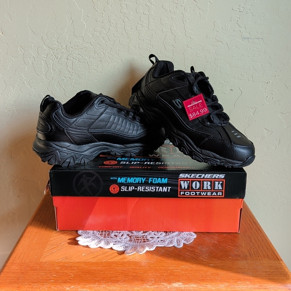 Skechers Other - Skechers Men's Black Work Shoes